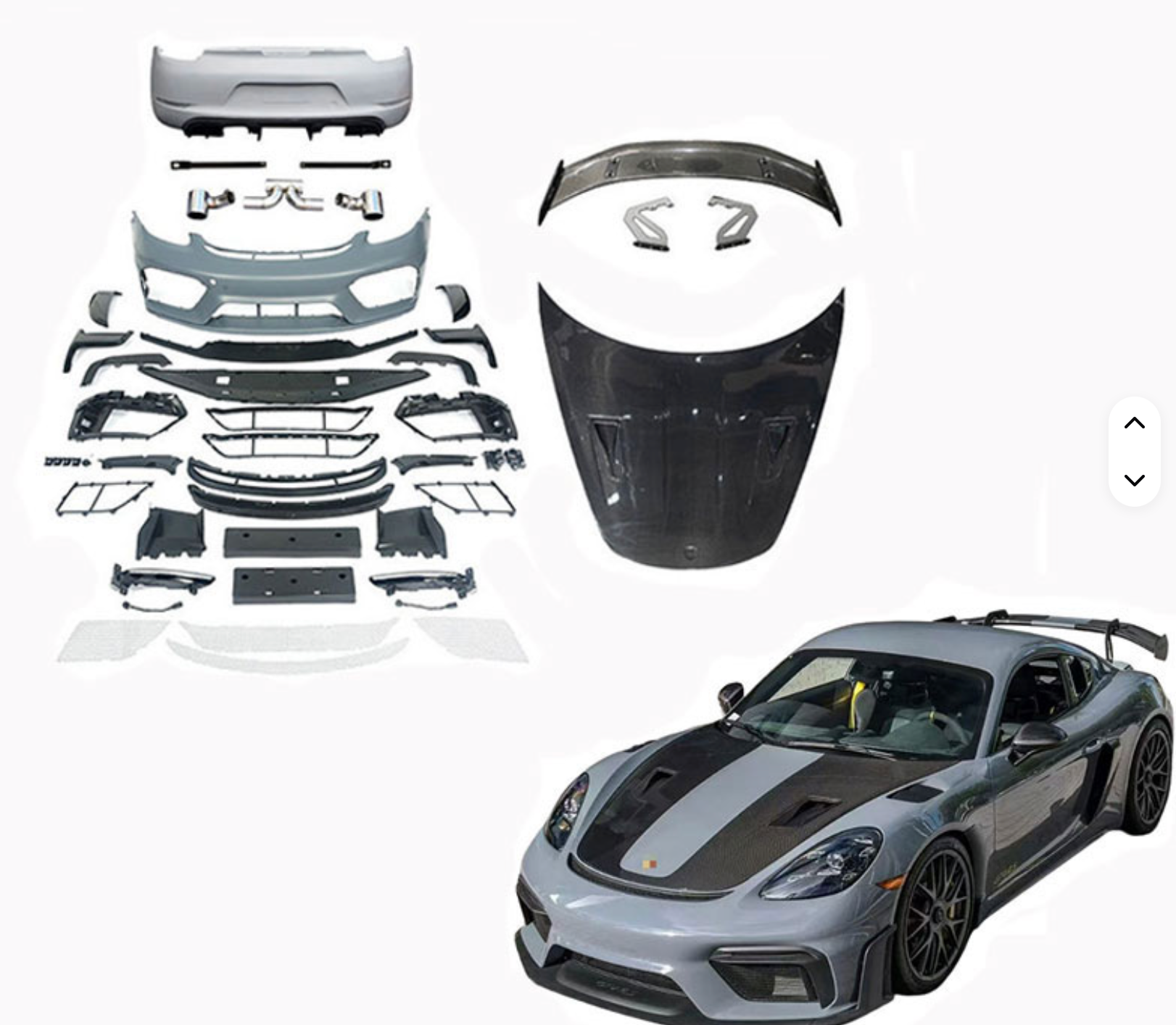 🔥 Porsche Cayman &amp; Boxster (2016–2023) – Performance Bodykit Upgrade 🔥