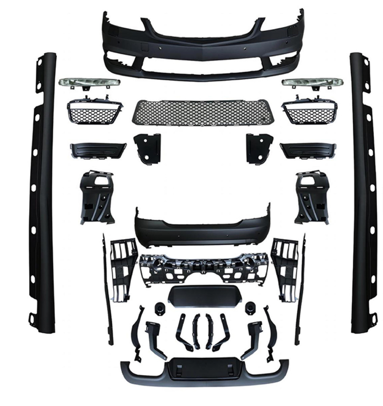 Mercedes-Benz S-Klasse W221 – S63 AMG Style Upgrade Bodykit