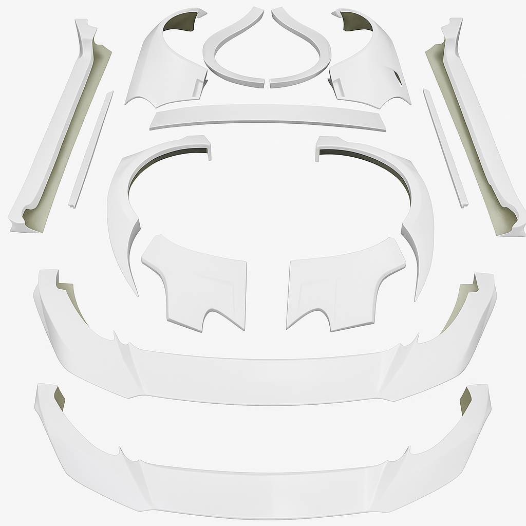 Für Ford Mustang S550 (2015–2017) – Clinched Style Wide Body Kit Upgrade