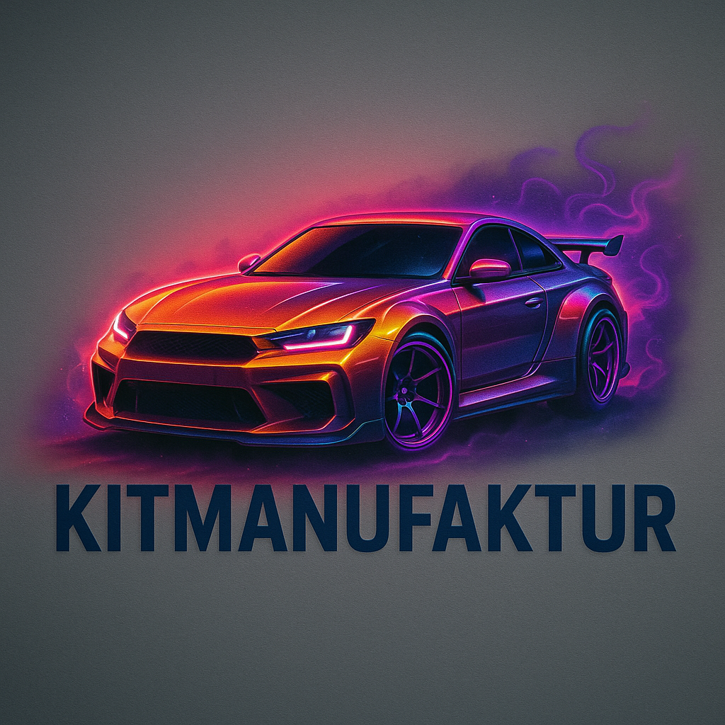 Ein Auto das mit Farbe verschleiert ist 