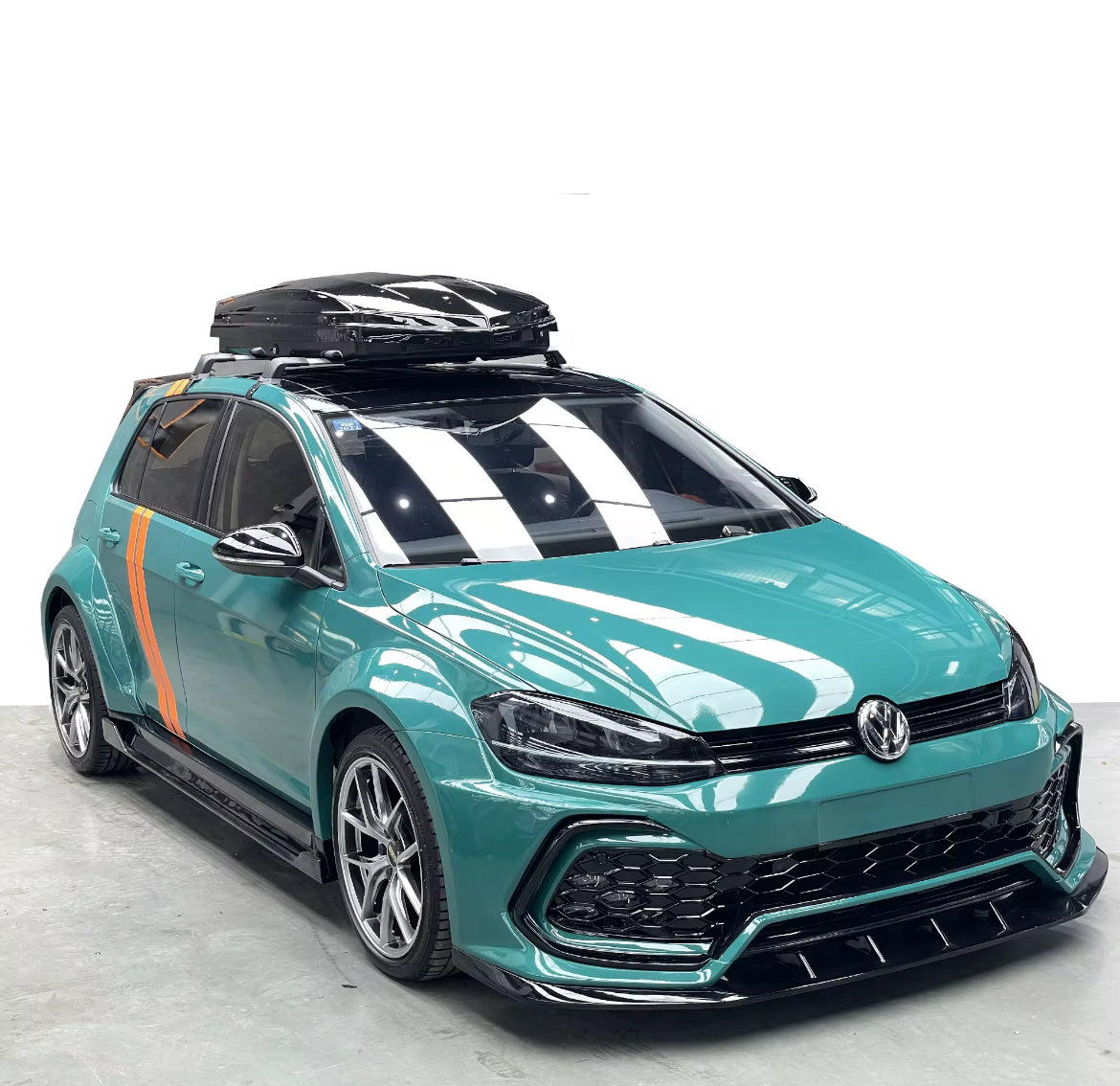 Widebody-Kit für VW Golf 7 / MK7 GTI (Facelift) 2013-2016– Frontstoßstange, Heckstoßstange & Kotflügelverbreiterungen