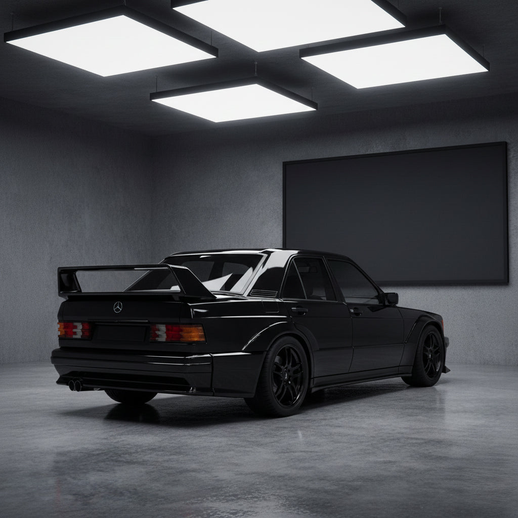 Mercedes 190E W201 EVO 2 Body Kit Stoßstangen (vorn/heck), Kotflügel & Seitendiffusor Upgrade