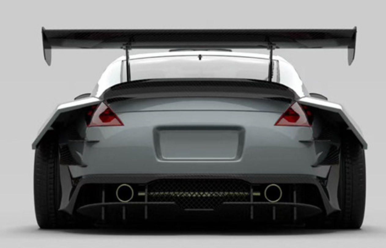 Nissan 370Z in der Heckansicht 