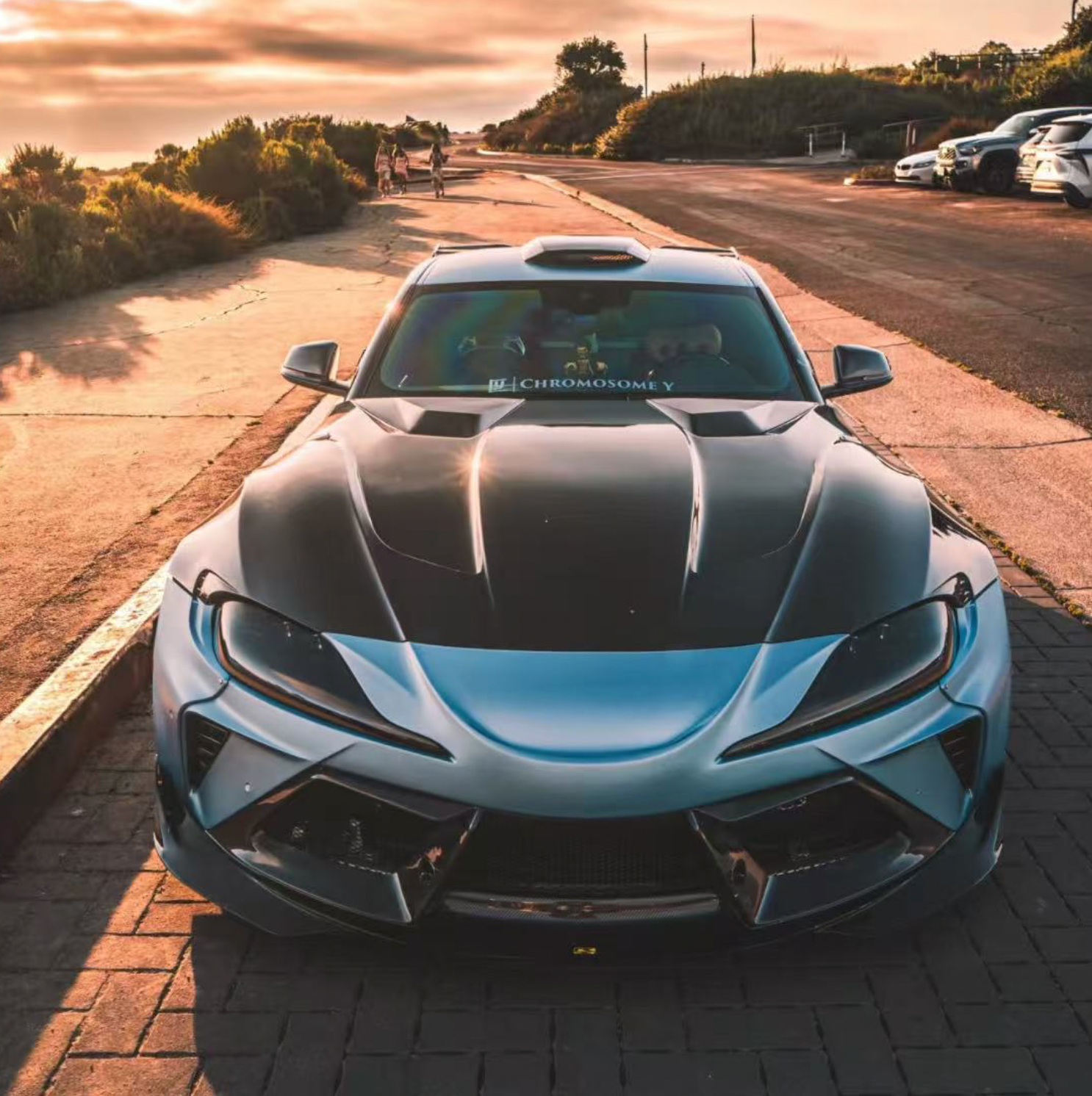 Toyota Supra Mk5 in der Frontansicht 